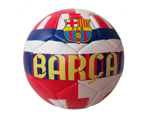 E40762-1 Мяч футбольный №5 "Barcelona" (сине/бело/красный)