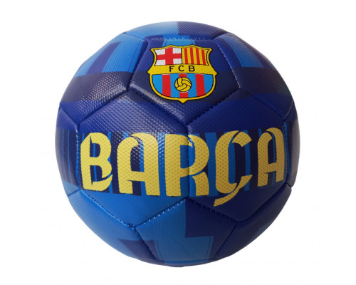 E40762-3 Мяч футбольный №5 "Barcelona" (сине/голубой)