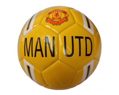 E40772-1 Мяч футбольный №5 "Man Utd" (желтый)