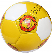 E40759-4 Мяч футбольный "Man Utd", машинная сшивка (желто/белый)