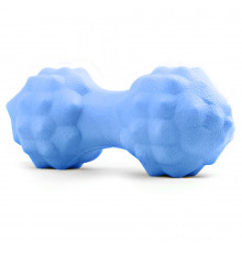 E41597 Мяч массажный арахис МФР двойной 65х140мм (синий)