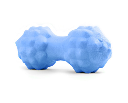 E41597 Мяч массажный арахис МФР двойной 65х140мм (синий)