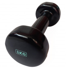 HKDB115-1.0 Гантель виниловая 1,0 кг (черная)