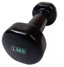 HKDB115-1.5 Гантель виниловая 1,5 кг (черная)