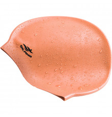 E41562 Шапочка для плавания силиконовая взрослая (коралловая)