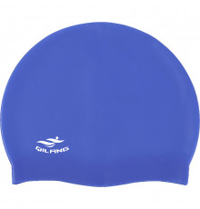E41567 Шапочка для плавания силиконовая взрослая (синяя)