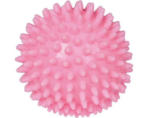 E36801-15 Мяч массажный (светло розовый) твердый ПВХ 9 см.