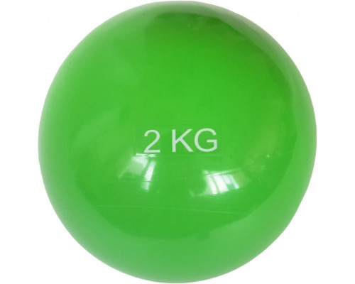 MB2 Медбол 2 кг., d-13см. (салатовый) (E41877)