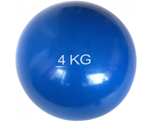 MB4 Медбол 4 кг., d-17см. (синий) (E41879)