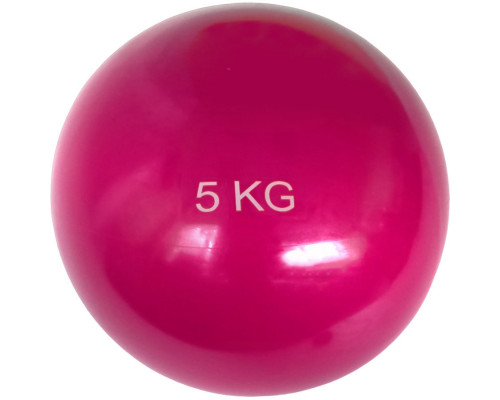 MB5 Медбол 5 кг., d-19см. (красный) (E41880)
