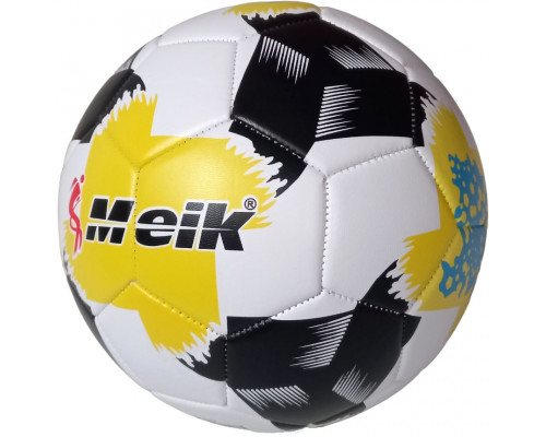 E41771-3 Мяч футбольный "Meik-157" (синий) 4-слоя, TPU+PVC 3.2,  340-365 гр., машинная сшивка