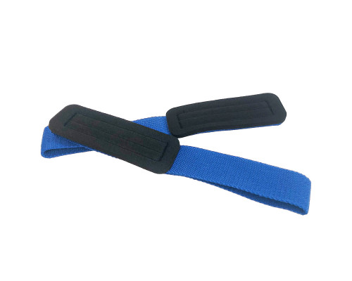 E42102 Петли-лямки атлетические для тяги р.L (синие)
