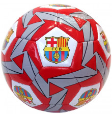 E41658-2 Мяч футбольный клубный "Barcelona", машинная сшивка (красно/белый)