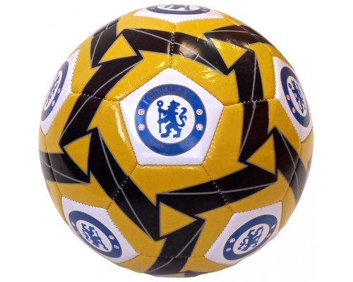 E41658-3 Мяч футбольный клубный "Chelsea", машинная сшивка (желто/черный)