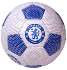 E41659-4 Мяч футбольный клубный "Chelsea", машинная сшивка (бело/синий)