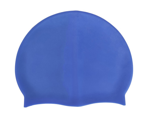 E42796 Шапочка для плавания силиконовая Взрослая (синяя)