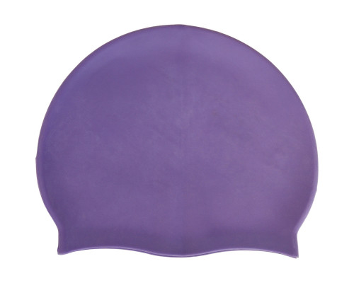 E42797 Шапочка для плавания силиконовая Взрослая (фиолетовая)