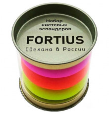 Эспандеры кистевые "Fortius" набор из 3-х шт. Neon, (10/20/30) кг. (туба)