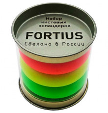 Эспандеры кистевые "Fortius" набор из 3-х шт. Neon, (20/30/40) кг. (туба)