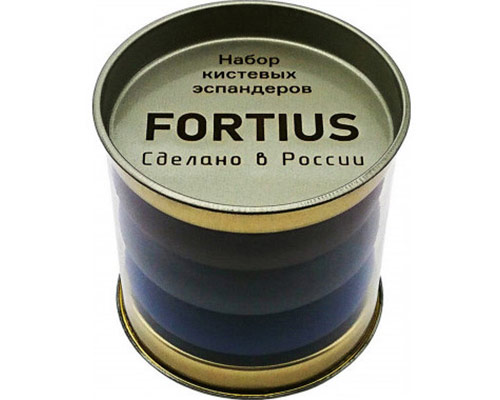 Эспандеры кистевые "Fortius" набор из 3-х шт., (50/60/70) кг. (туба)