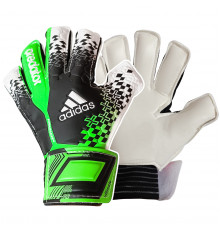 E43157-A Перчатки вратарские "Adidas Predator" replica (зеленые) размер - 5