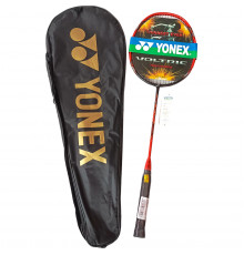 E43165-2 Ракетка для бадминтона в чехле "Yonex" replika (красно/черный)