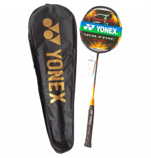 E43165-3 Ракетка для бадминтона в чехле "Yonex" replika (черно/желтый)