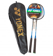 E43163-1 Набор для бадминтона "Yonex" replika (2 ракетки в чехле) (синий)