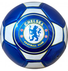 E43178-2 Мяч футбольный "Chelsea", клубный, 3-слоя  PVC 2.3, 340 гр, машинная сшивка (синий)