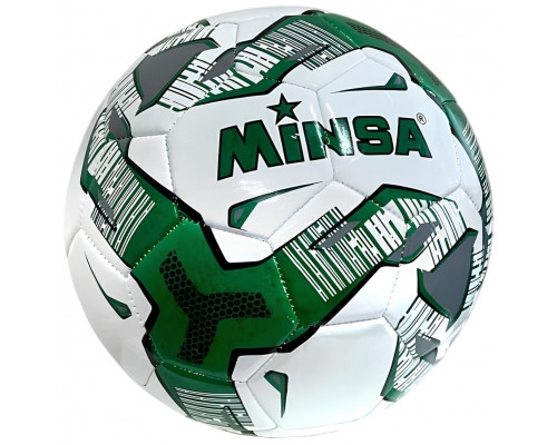 E43200 Мяч футбольный "Minsa B5-9076" (зеленый) E43200 Мяч футбольный "Minsa B5-9076" (зеленый)