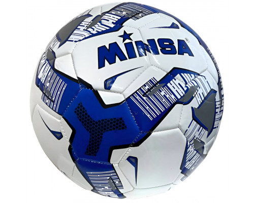 E43200 Мяч футбольный "Minsa B5-9076" (синий) E43200 Мяч футбольный "Minsa B5-9076" (синий)