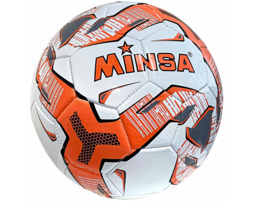 E43200 Мяч футбольный "Minsa B5-9076" (оранжевый) E43200 Мяч футбольный "Minsa B5-9076" (оранжевый)