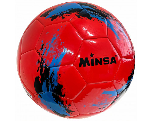 E43210 Мяч футбольный №5 "Minsa 5-9328" (красный) E43210 Мяч футбольный №5 "Minsa 5-9328" (красный)