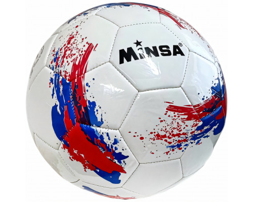 E43210 Мяч футбольный №5 "Minsa 5-9328" (белый) E43210 Мяч футбольный №5 "Minsa 5-9328" (белый)