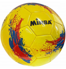 E43210 Мяч футбольный №5 "Minsa 5-9328" (желтый)