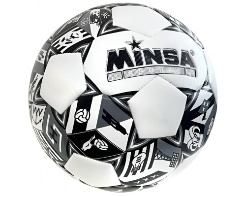 E43219-4 Мяч футбольный №5 "Minsa 5-7508" (черный) E43219-4 Мяч футбольный №5 "Minsa 5-7508" (черный)