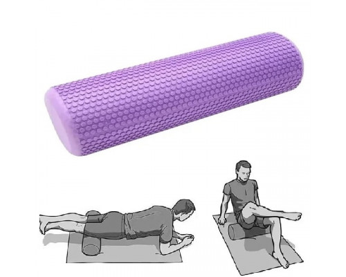 E45941 Ролик для йоги полумягкий (ЭВА) Профи 60x15cm (фиолетовый) E45941 Ролик для йоги полумягкий (ЭВА) Профи 60x15cm (фиолетовый)
