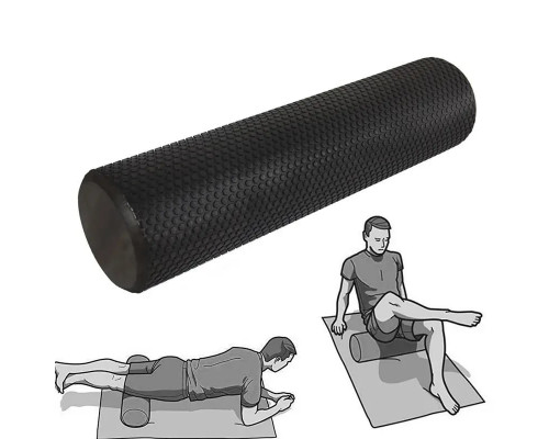 E45943 Ролик для йоги полумягкий (ЭВА) Профи 60x15cm (черный) E45943 Ролик для йоги полумягкий (ЭВА) Профи 60x15cm (черный)
