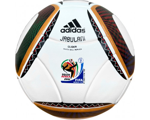 E46163 Мяч футбольный №5 "Jabulani 2010 Fifa" 4-слоя, TPU 3.2, термосшивка, 415-425 гр
