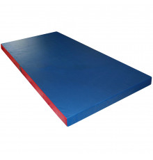 MG22-25-4 Мат гимнастический плотность 22 (иск. кожа) 2х1х0,08 (красно-синий)
